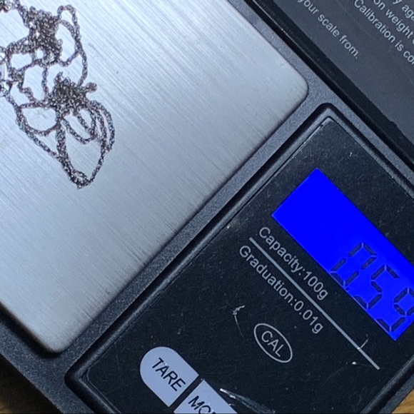 Black Onyx & White Gold Pendant on 10K Gold Chain - Picture 10 of 10